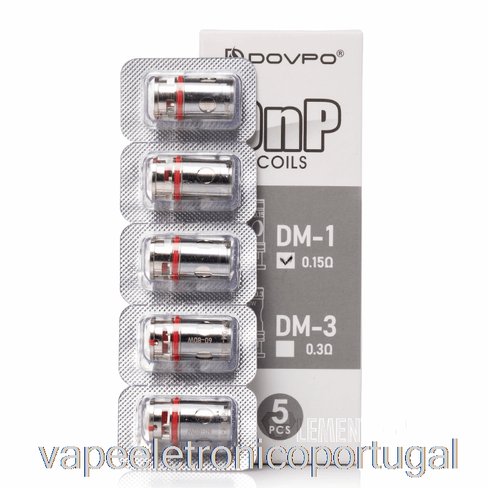 Bobinas De Substituição Vape Eletrônico Dovpo Dnp 0,15ohm Dnp Dm-1 Bobinas